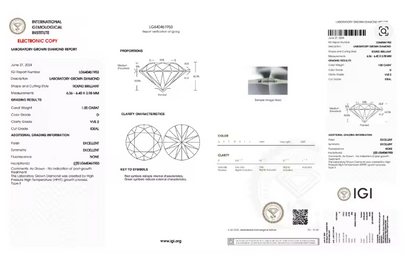 Full Round-Cut Lab-Grown Diamond Tennis Bracelet in 14K/18K White Gold