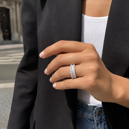 Steinberg Triple Row Eternity Band
