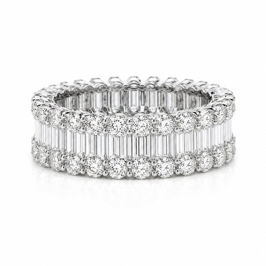 Steinberg Triple Row Eternity Band