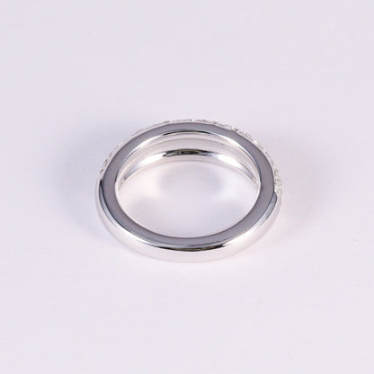 Diamond Pavé Dome Stack Ring in 9K Gold